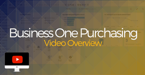 Business One Purchasing Overview